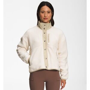 Women's Cream Fleece Jacket